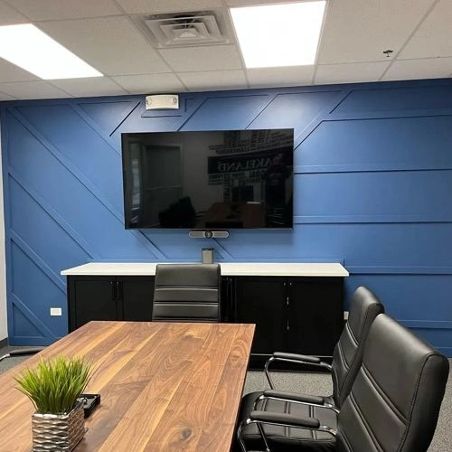 Photo of color Benjamin Moore CW-625 Prussian Blue