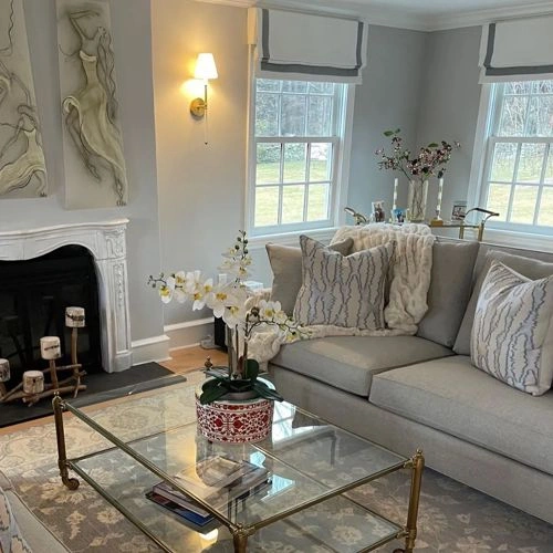 Photo of color Benjamin Moore HC-170 Stonington Gray