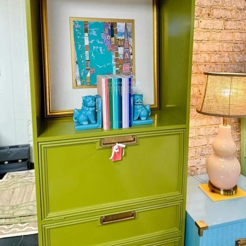 Photo of color Benjamin Moore 2145-20 Terrapin Green