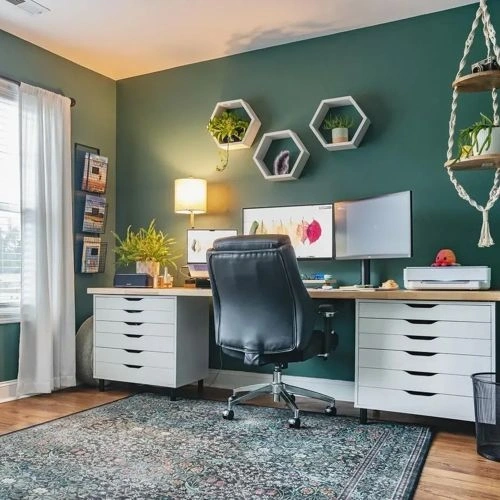 Photo of color Benjamin Moore 685 Verdigris