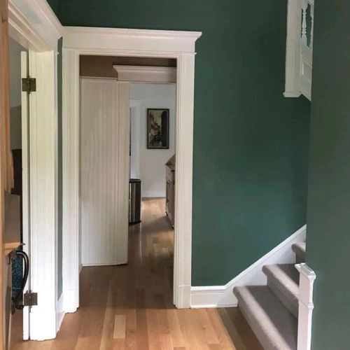 Photo of color Benjamin Moore HC-130 Webster Green