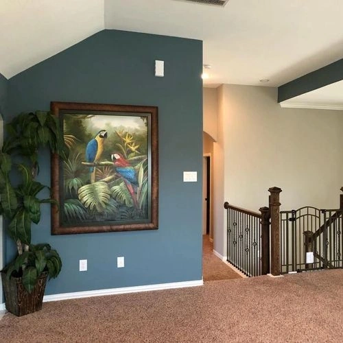 Photo of color Sherwin Williams SW 9140 Blustery Sky