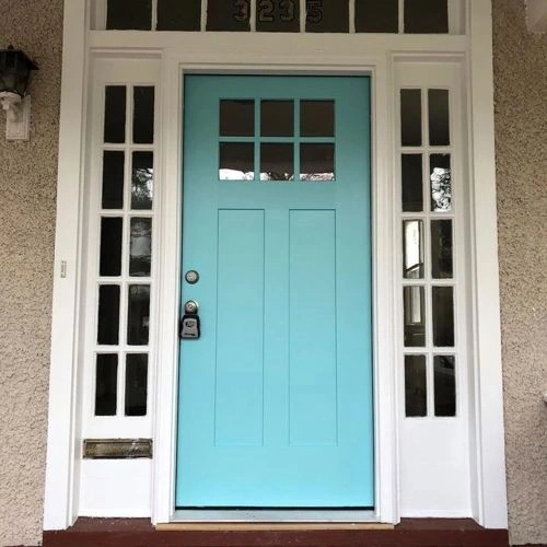 Photo of color Sherwin Williams SW 9045 Bora Bora Shore