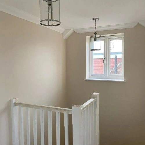 Photo of color Sherwin Williams SW 7511 Bungalow Beige