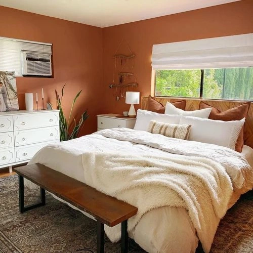 Photo of color Sherwin Williams SW 7701 Cavern Clay