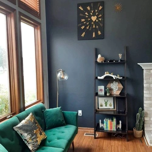 Photo of color Sherwin Williams SW 7076 Cyberspace