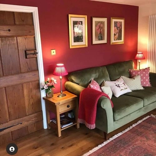 Photo of color Farrow and Ball 217 Rectory Red