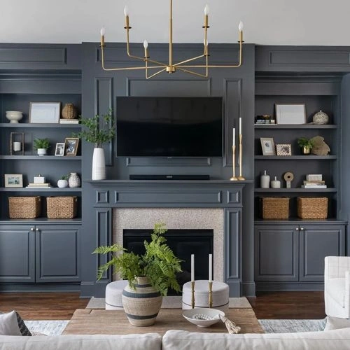 Photo of color Sherwin Williams SW 9565 Forged Steel