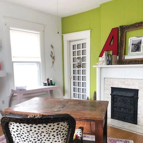 Photo of color Sherwin Williams SW 6704 Hep Green