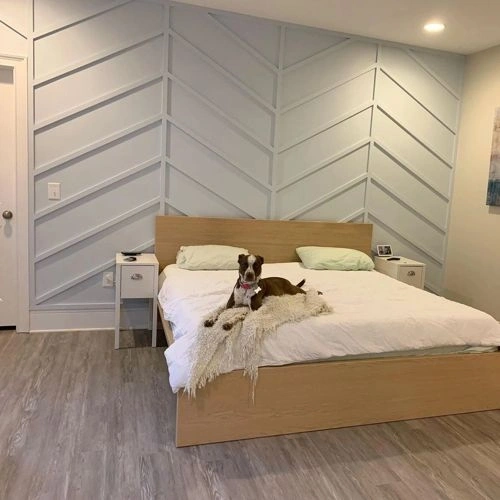 Photo of color Sherwin Williams SW 6519 Hinting Blue