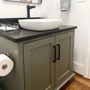 Photo of color Sherwin Williams SW 6200 Link Gray