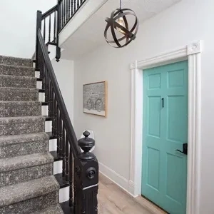 Photo of color Sherwin Williams SW 9044 Little Blue Box