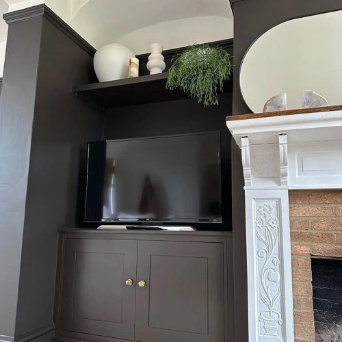 Photo of color Little Greene 124 Chocolate Colour