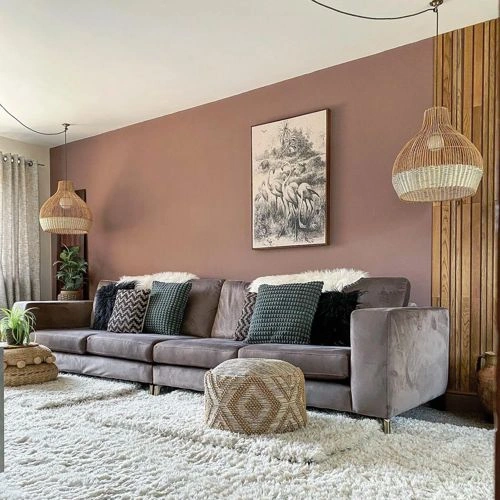 Photo of color Little Greene 315 Nether Red