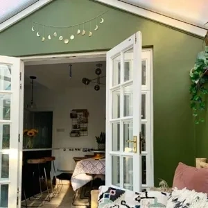 Photo of color Little Greene 72 Olive Colour