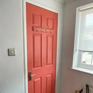 Photo of color Little Greene 21 Orange Aurora