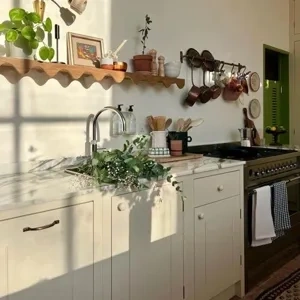 Photo of color Little Greene 330 Silent White - Mid