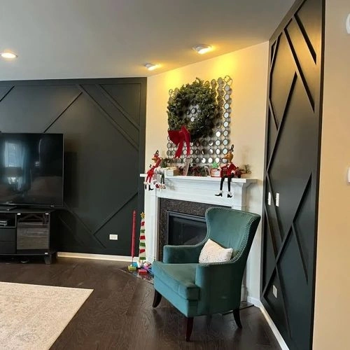 Photo of color Sherwin Williams SW 9680 Night Watch