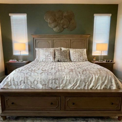 Photo of color Sherwin Williams SW 6208 Pewter Green Photo of color Sherwin Williams SW 6208 Pewter Green