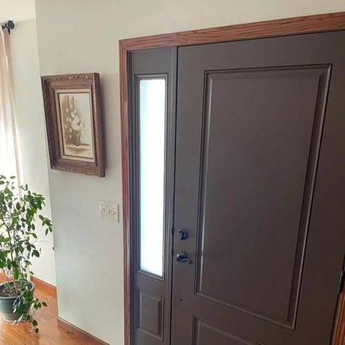 Photo of color Sherwin Williams SW 2808 Rookwood Dark Brown