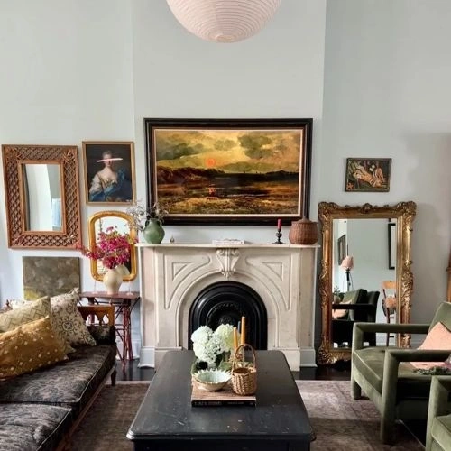 Photo of color Sherwin Williams SW 9632 Serenely Photo of color Sherwin Williams SW 9632 Serenely