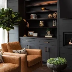 Photo of color Sherwin Williams SW 7069 Iron Ore