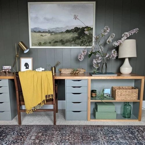 Photo of color Sherwin Williams SW 6201 Thunderous