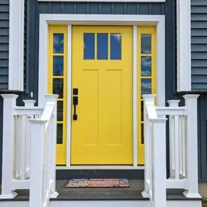 Photo of color Sherwin Williams SW 6902 Decisive Yellow