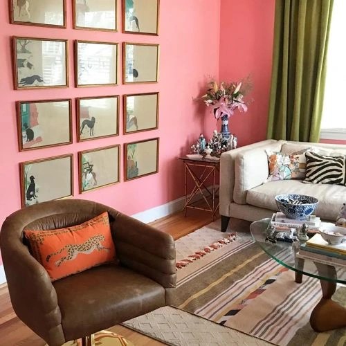 Photo of color Sherwin Williams SW 6598 Dishy Coral