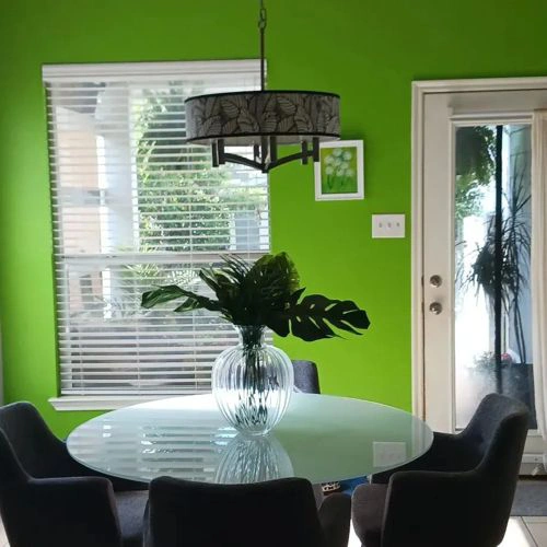 Photo of color Sherwin Williams SW 6921 Electric Lime