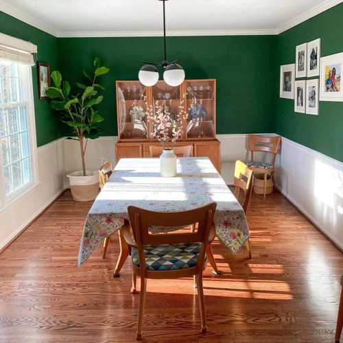 Photo of color Sherwin Williams SW 6447 Evergreens