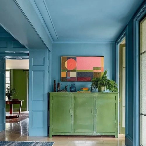 Photo of color Farrow and Ball 86 Stone Blue