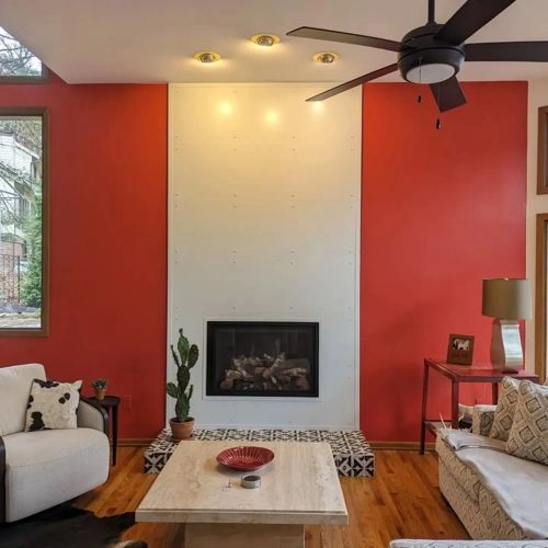 Photo of color Sherwin Williams SW 7589 Habanero Chile