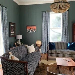 Photo of color Sherwin Williams SW 7622 Homburg Gray