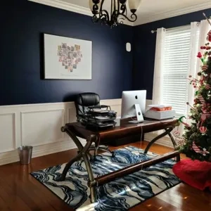 Photo of color Sherwin Williams SW 9178 In the Navy