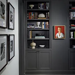 Photo of color Benjamin Moore HC-166 Kendall Charcoal