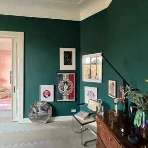 Photo of color Little Greene 96 Mid Azure Green