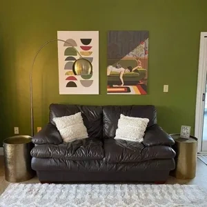 Photo of color Sherwin Williams SW 6425 Relentless Olive