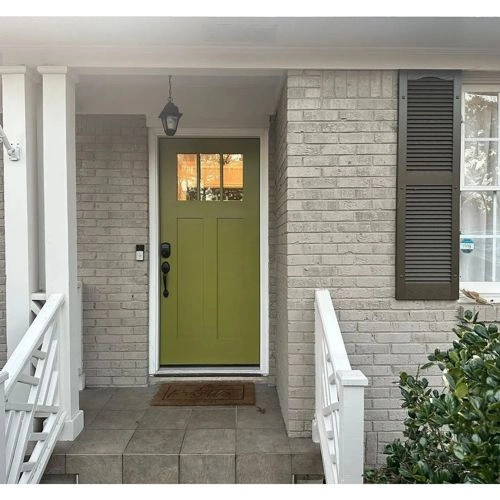 Photo of color Sherwin Williams SW 6418 Rural Green