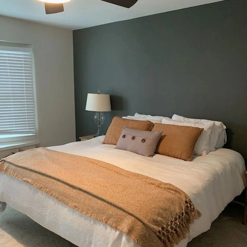 Photo of color Sherwin Williams SW 7645 Thunder Gray