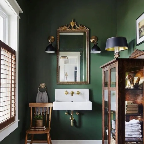 Benjamin-moore green paint colors for bathroom
