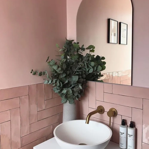 Farrow and Ball pink paint colors for bathroom