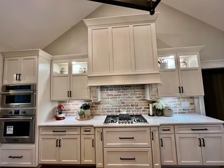 Accessible Beige Kitchen Cabinets