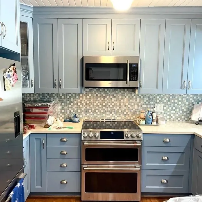 SW Adrift kitchen cabinets paint