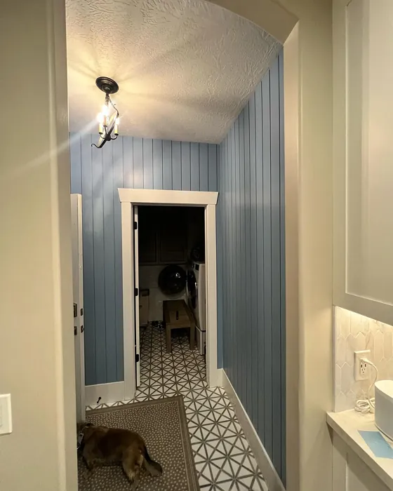 Sherwin Williams Adrift hallway paint review