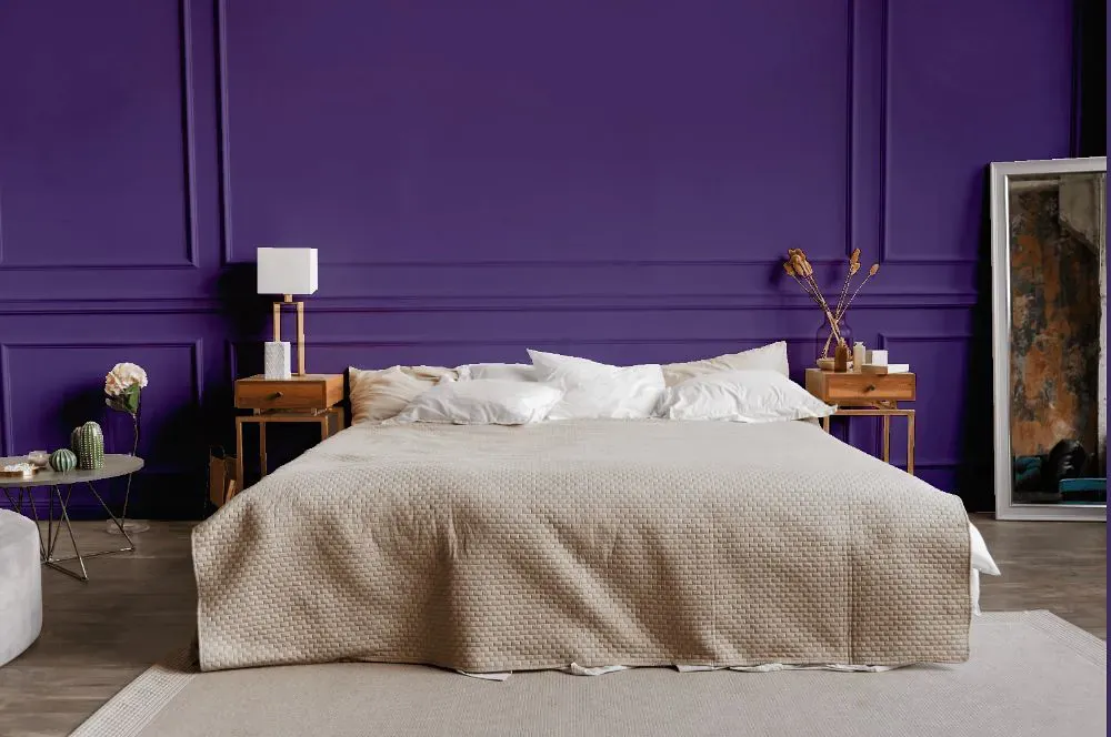 Sherwin Williams African Violet bedroom