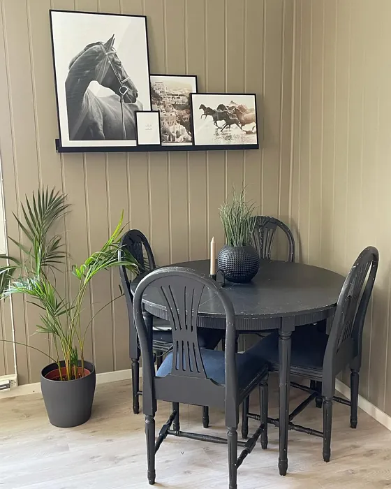 Jotun Almond Beige dining room interior