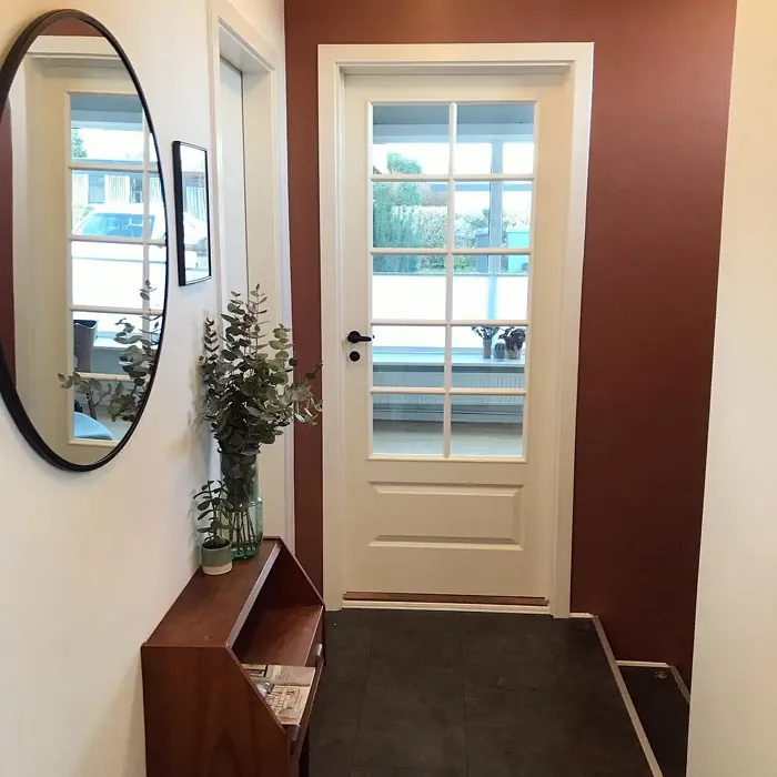 Jotun Amber Red hallway photo