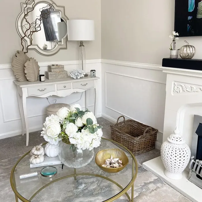 Farrow and Ball Ammonite living room review