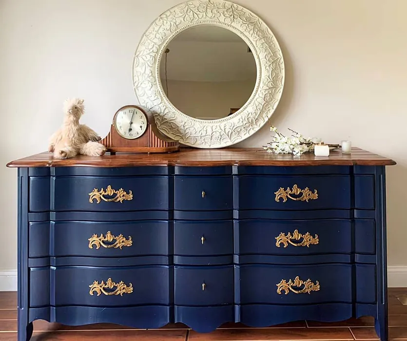 Sherwin Williams Anchors Aweigh Painted Dresser